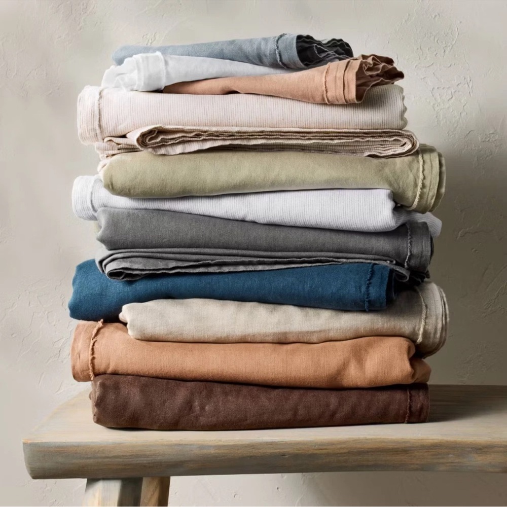 Casaluna CALIFORNIA KING 100% Linen 4pc Sheet Set Natural - BRAND NEW - Picture 7 of 7
